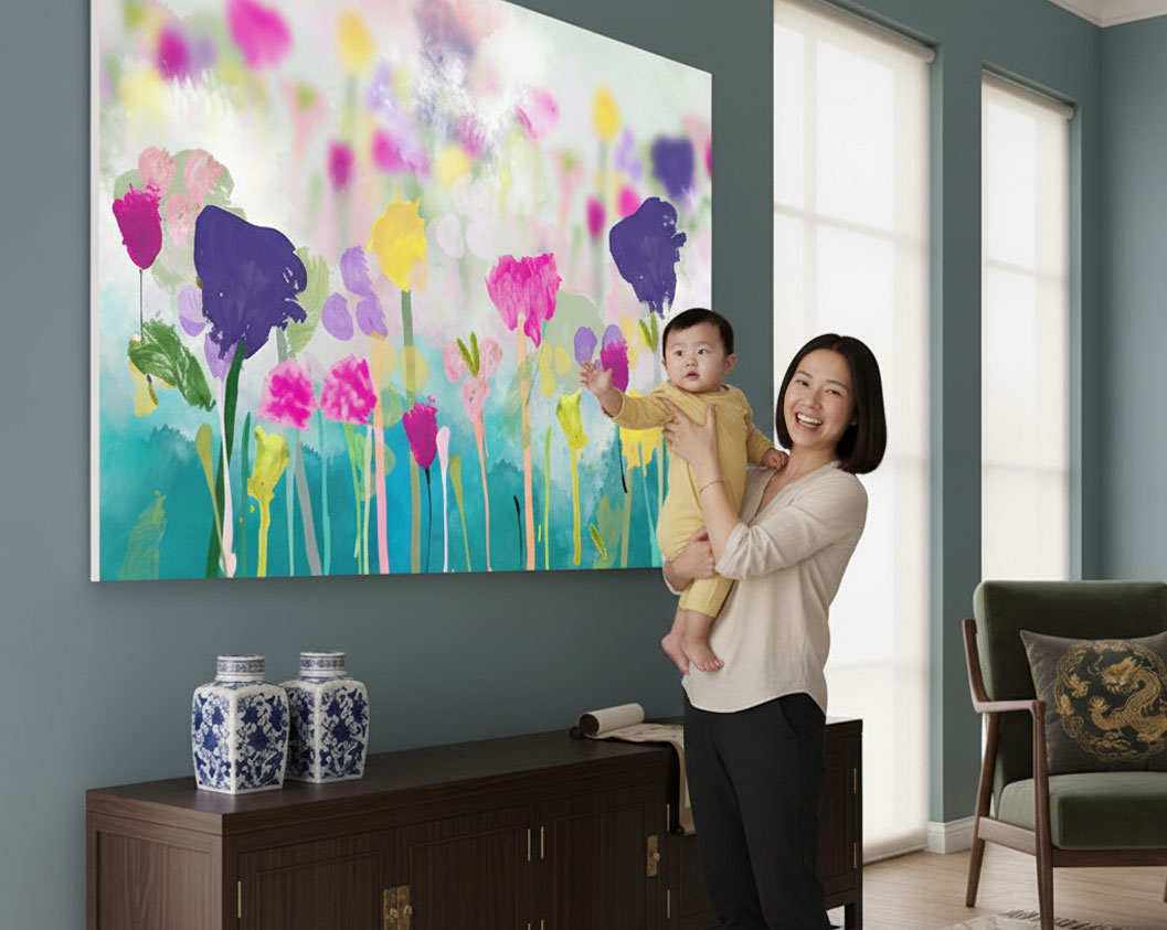 Heirloom artwork display